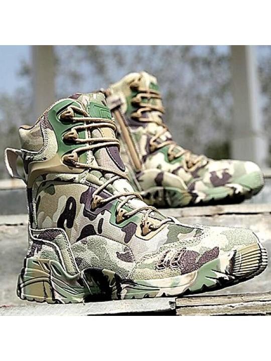 Shoes   2016 Hot Sale Outdoor/Work Leather/Synthetic Camouflage Color Hard-wearing Combat Boots  