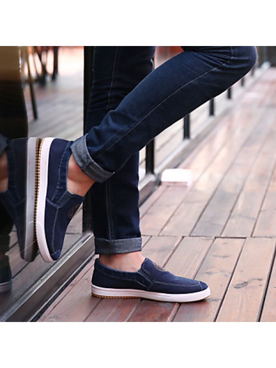 Canvas Office & Career / Casual / Athletic Loafers / Slip-on Office & Career / Casual / Athletic Slip-on Blue / Gray  