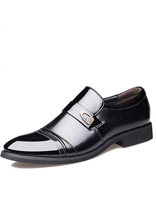   2016 New Style Hot Sale Office & Career/Casual Patent Leather Loafers Black / Brown  