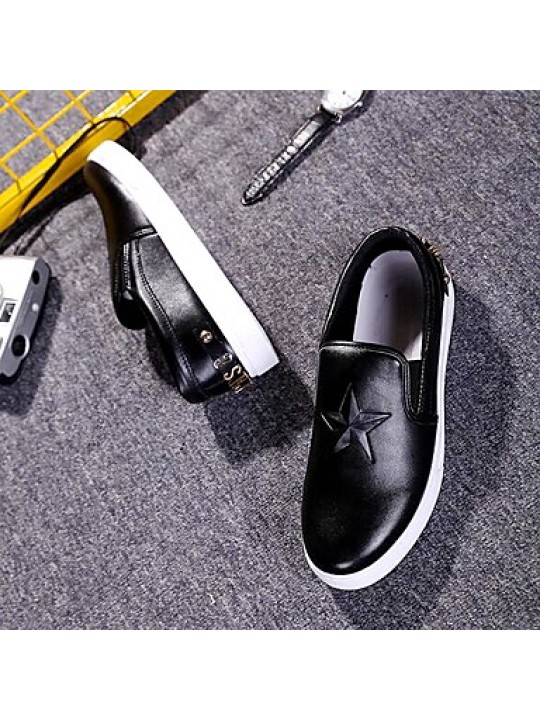   2016 New Style Hot Sale Outdoor / Office / Casual Sunny Loafers Black / White  