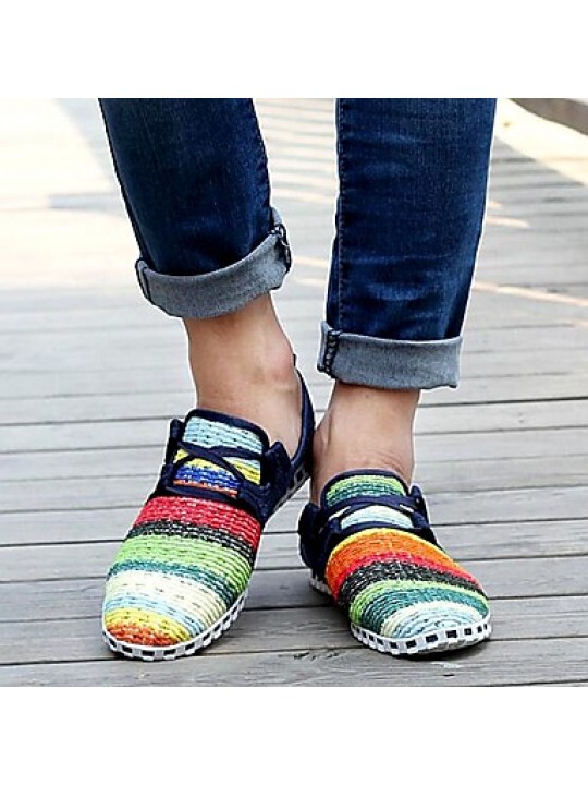   New Fashion Hot Sale Casual Navy / Green / Light Blue Comfort Breathable Canvas Leisure Lovers Shoes  