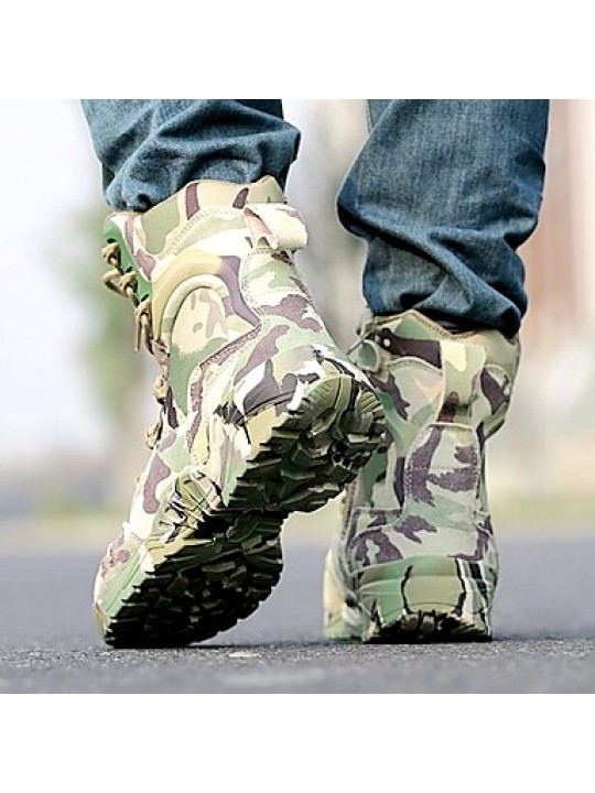 Shoes   2016 Hot Sale Outdoor/Work Leather/Synthetic Camouflage Color Hard-wearing Combat Boots  