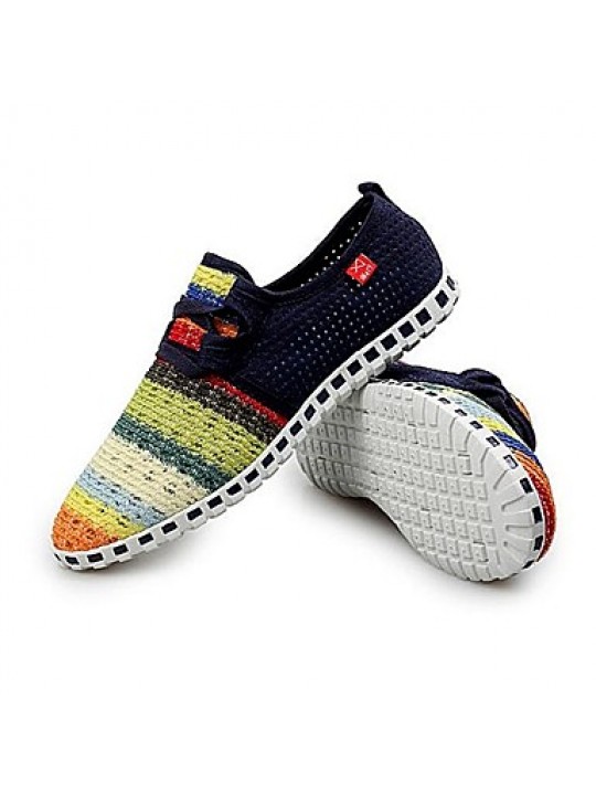   New Fashion Hot Sale Casual Navy / Green / Light Blue Comfort Breathable Canvas Leisure Lovers Shoes  