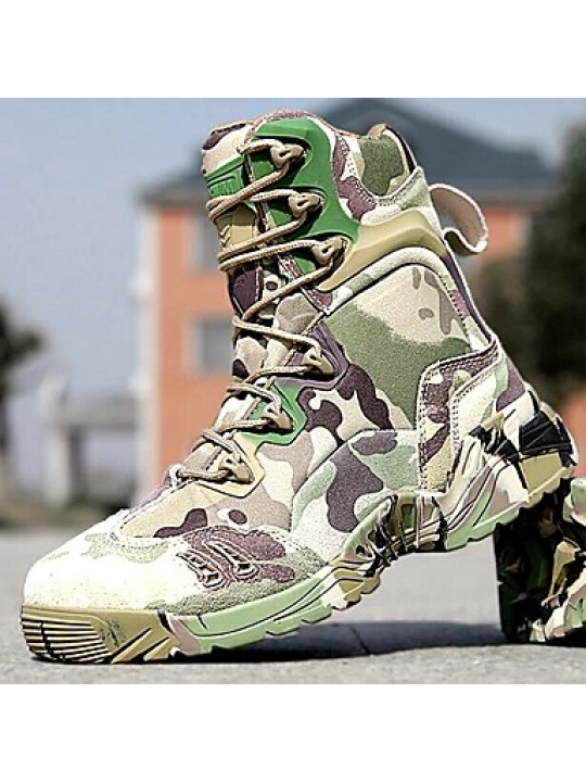 Shoes   2016 Hot Sale Outdoor/Work Leather/Synthetic Camouflage Color Hard-wearing Combat Boots  