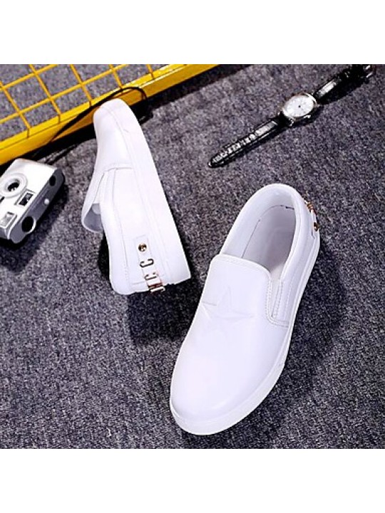   2016 New Style Hot Sale Outdoor / Office / Casual Sunny Loafers Black / White  