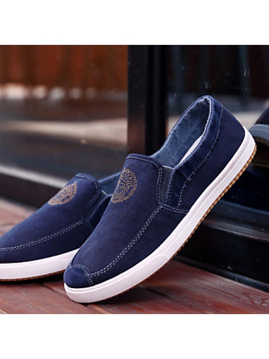 Canvas Office & Career / Casual / Athletic Loafers / Slip-on Office & Career / Casual / Athletic Slip-on Blue / Gray  